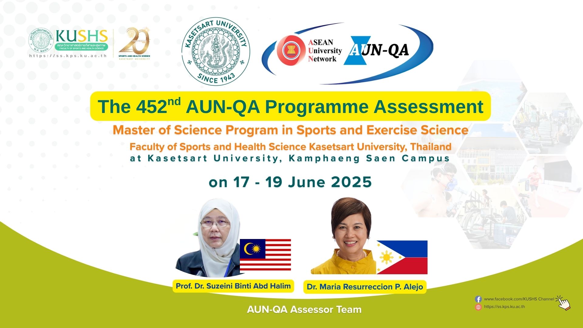 Assessment ltinerary the 452nd AUN-QA Programme Assessment at KU